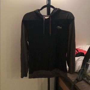Lacoste sweatshirt size 5 black and grey